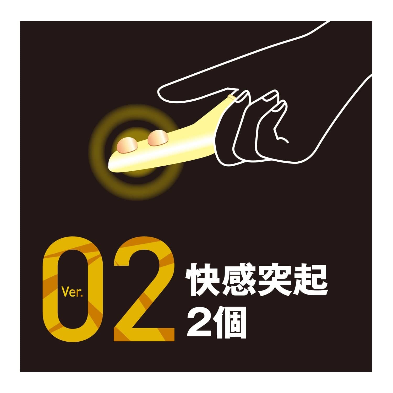 NPG - Magic Finger Skin Sacks 02 Pleasure Protrusions (Clear) - Clit Massager (Non Vibration) Durio.sg