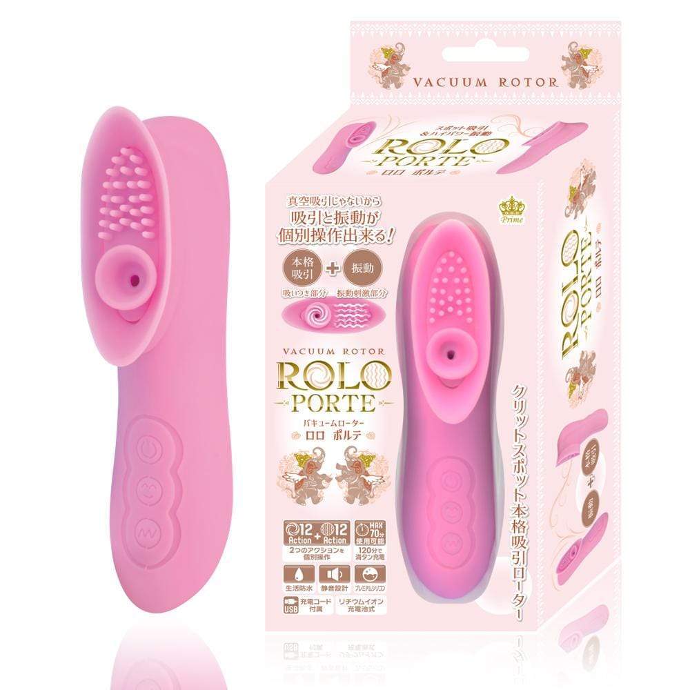 NPG - Rolo Porte Vacuum Rotor Vibrator (Pink) - Clit Massager (Vibration) Rechargeable Durio.sg