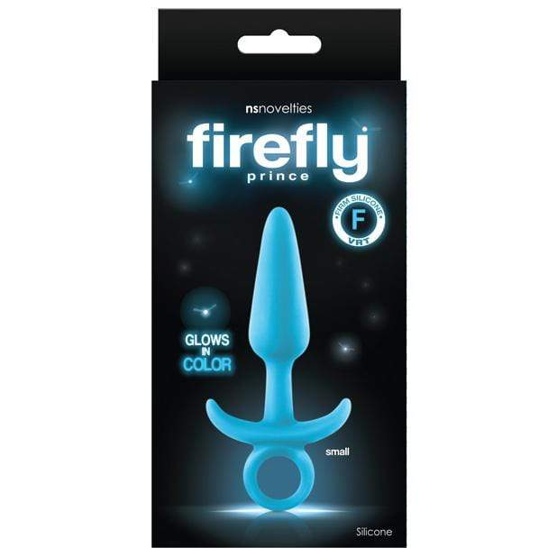NS Novelties - Firefly Glow In Color Prince Anal Plug Small (Blue) - Anal Plug (Non Vibration) Durio.sg