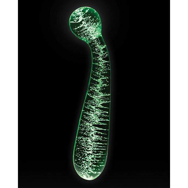 NS Novelties - Firefly Glow In The Dark Glass G Spot Wand Massager (Clear) - Glass Dildo (Non Vibration) Durio.sg