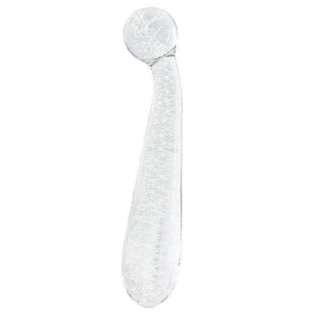 NS Novelties - Firefly Glow In The Dark Glass G Spot Wand Massager (Clear) - Glass Dildo (Non Vibration) Durio.sg