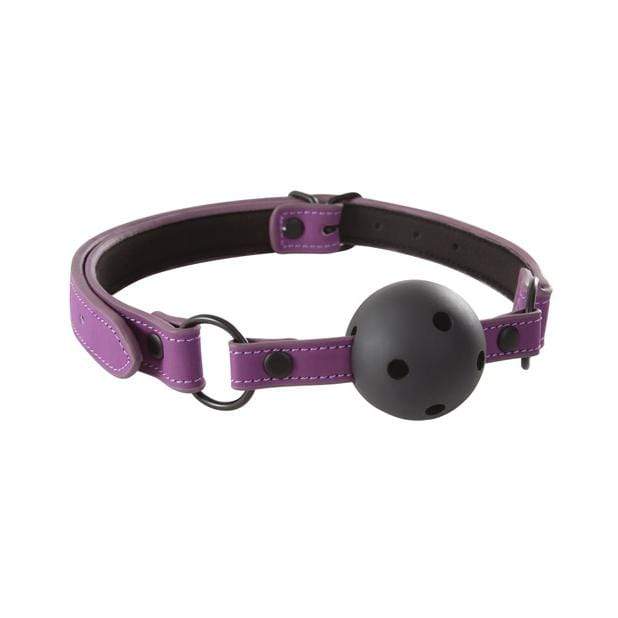 NS Novelties - Lust Bondage Ball Gag (Purple) - Ball Gag Durio.sg