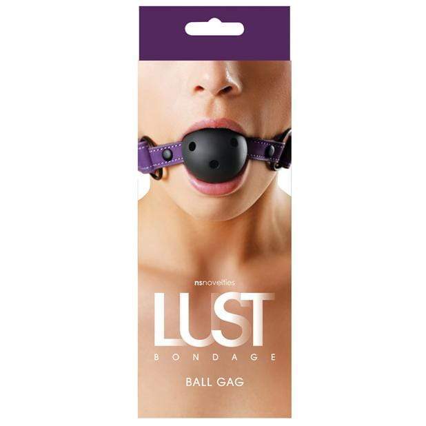 NS Novelties - Lust Bondage Ball Gag (Purple) - Ball Gag Durio.sg