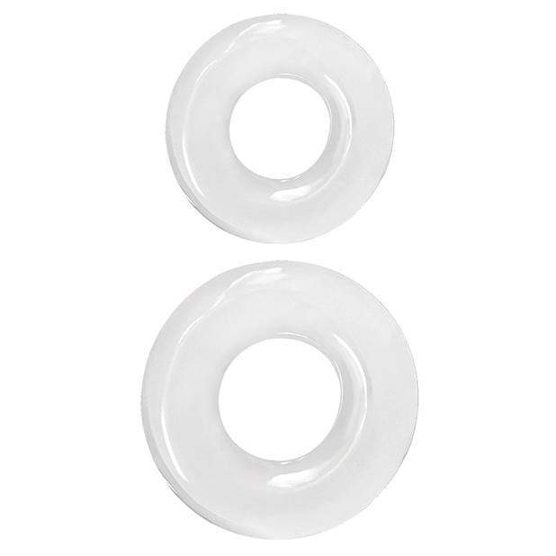 NS Novelties - Renegade Double Stack Super Stretchable Cock Rings (Clear) - Cock Ring (Non Vibration) Durio.sg