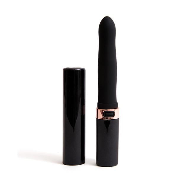 NU - Sensuelle Cache 20 Functions Covered Lip Stick Vibrator (Black) - Discreet Toys Durio.sg
