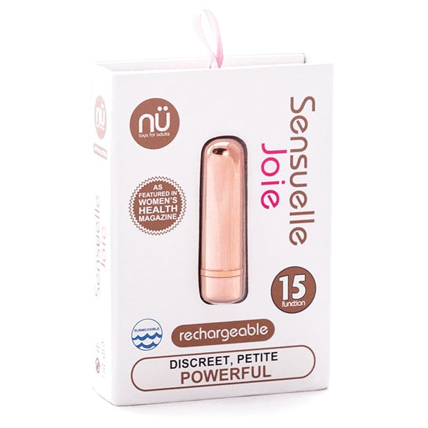 NU - Sensuelle Joie Discreet Petite Powerful Bullet Vibrator (Rose Gold) - Bullet (Vibration) Rechargeable Durio.sg