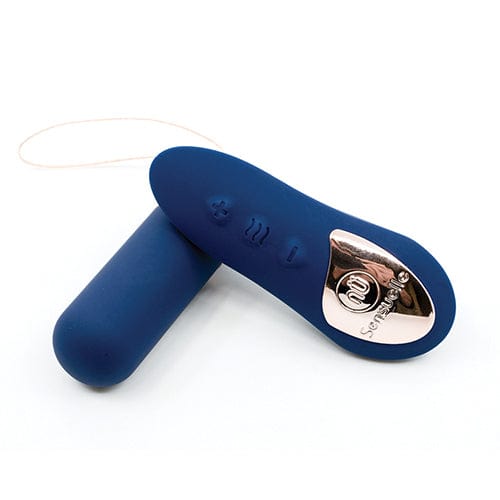 NU - Sensuelle Remote Control Wireless Plus Bullet Vibrator (Navy Blue) - Bullet (Vibration) Rechargeable Durio.sg