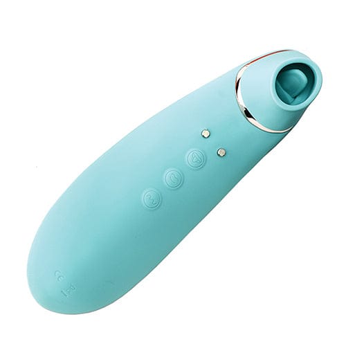 NU - Sensuelle Triple Action Trinitii Tongue Flickering Vibrator (Electric Blue) - Clit Massager (Vibration) Rechargeable Durio.sg