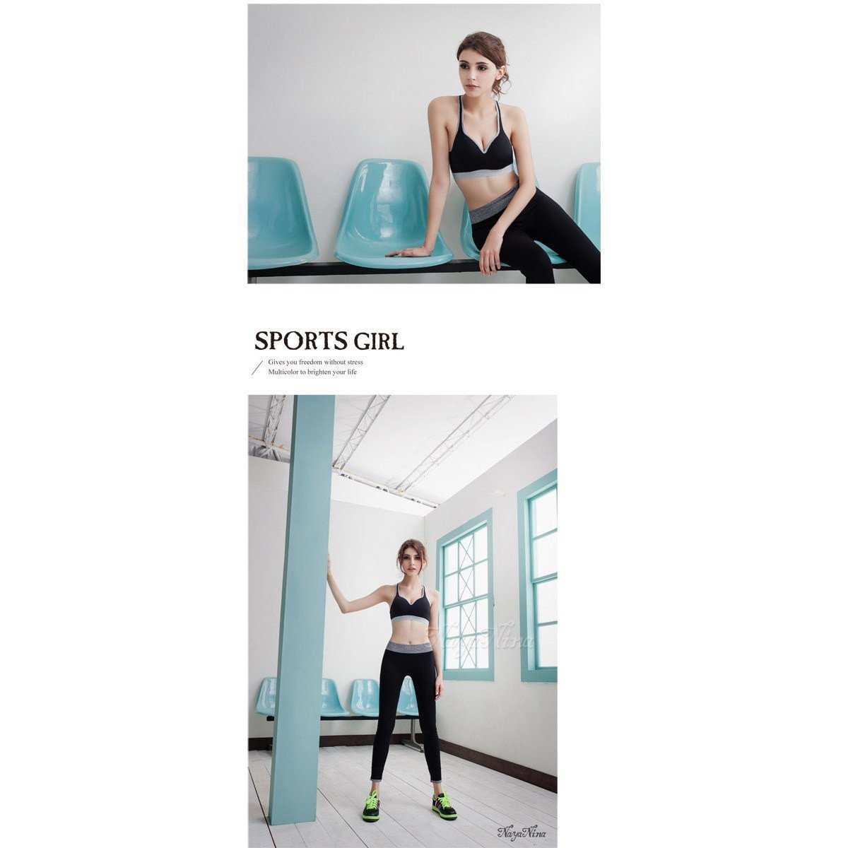 Naya Nina - Seamless Underwear / Wireless Bra NA15180001 (Black) - Panties Durio.sg