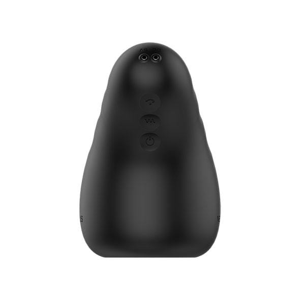 Nexus - Eclipse Vibrating Stroking Male Masturbator (Black) - Masturbator Soft Stroker (Vibration) Rechargeable Durio.sg