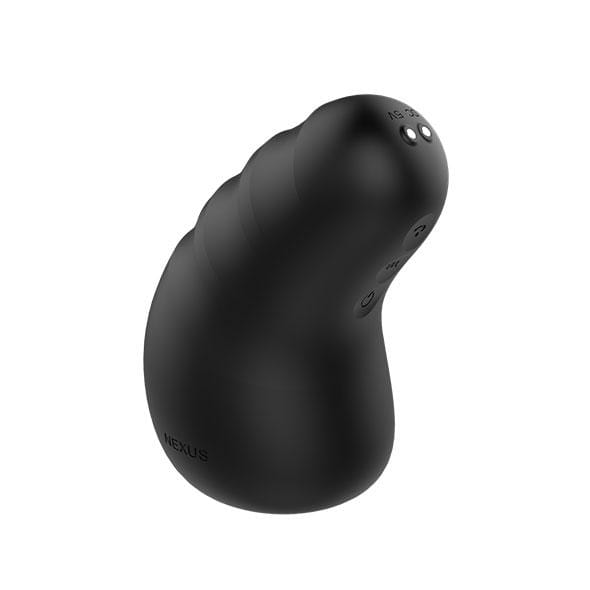 Nexus - Eclipse Vibrating Stroking Male Masturbator (Black) - Masturbator Soft Stroker (Vibration) Rechargeable Durio.sg