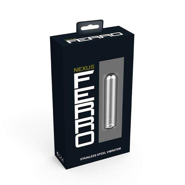 Nexus - FERRO Stainless Steel Rechargeable Waterproof Bullet Vibrator (Silver) - Bullet (Vibration) Rechargeable Durio.sg