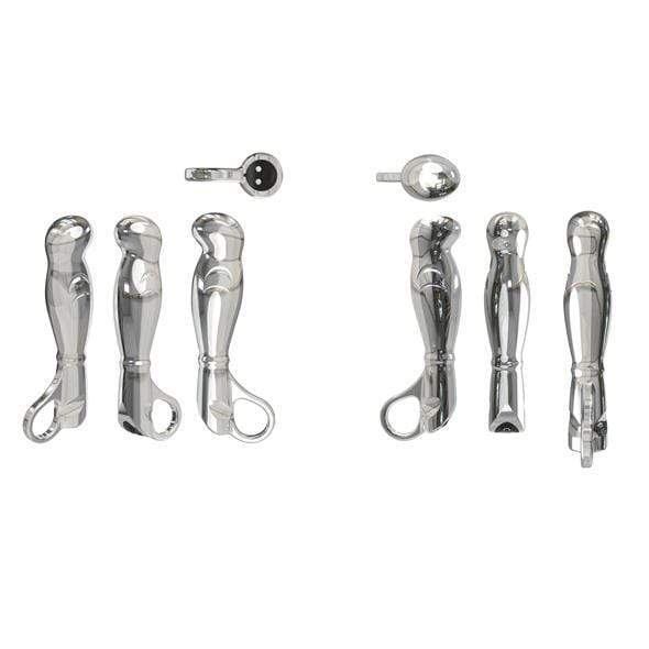 Nexus - Fortis Aluminium Vibrating Prostate Massager (Silver) - Prostate Massager (Vibration) Rechargeable Durio.sg