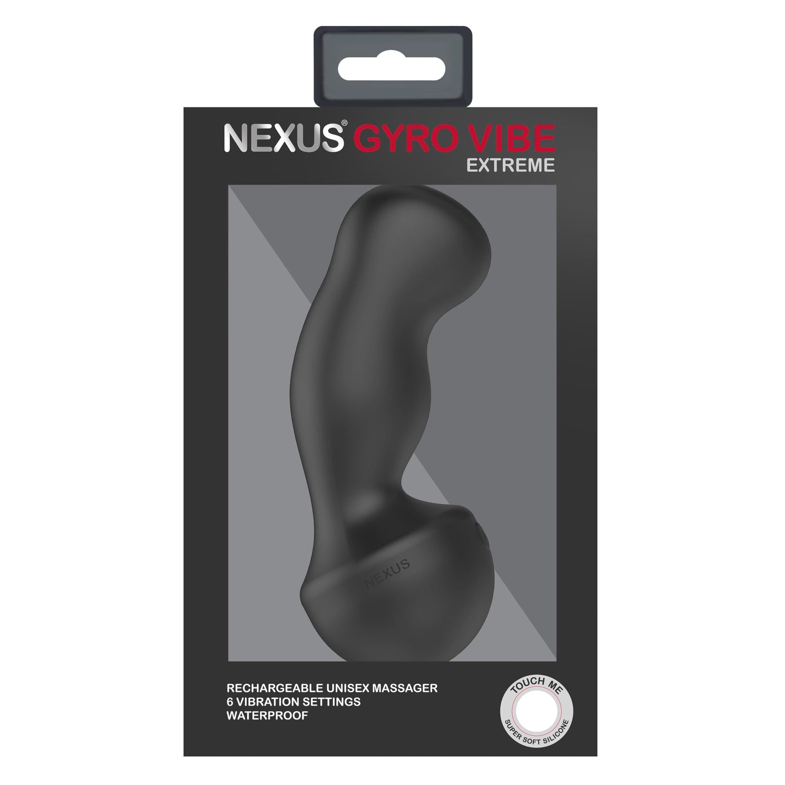 Nexus - Gyro Vibe Extreme Hands Free Unisex Vibrating Dildo (Black) - Prostate Massager (Vibration) Rechargeable Durio.sg