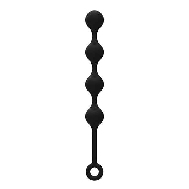 Nexus - Quattro Vibrating Anal Balls Beads (Black) - Anal Beads (Vibration) Rechargeable Durio.sg