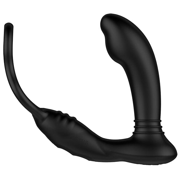 Nexus - Simul8 Stroker Edition Vibrating Dual Anal and Perineum Cock and Ball Toy Massager (Black) - Prostate Massager (Vibration) Rechargeable Durio.sg
