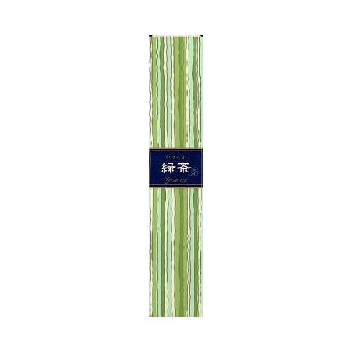 Nippon Kodo - Kayuragi Incense Sticks with Incense Holder Aromatherapy - Green Tea Ryokucha Incense Sticks 4902125384538 Durio.sg