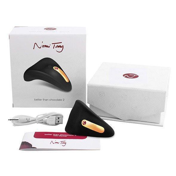 Nomi Tang - Better Than Chocolate 2 (Black & Gold) - Clit Massager (Vibration) Rechargeable Durio.sg