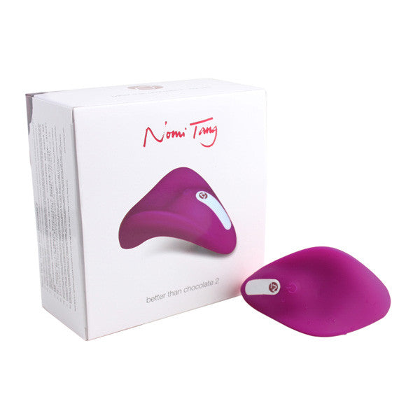 Nomi Tang - Better Than Chocolate 2 Clit Massager (Red Violet) - Clit Massager (Vibration) Rechargeable Durio.sg