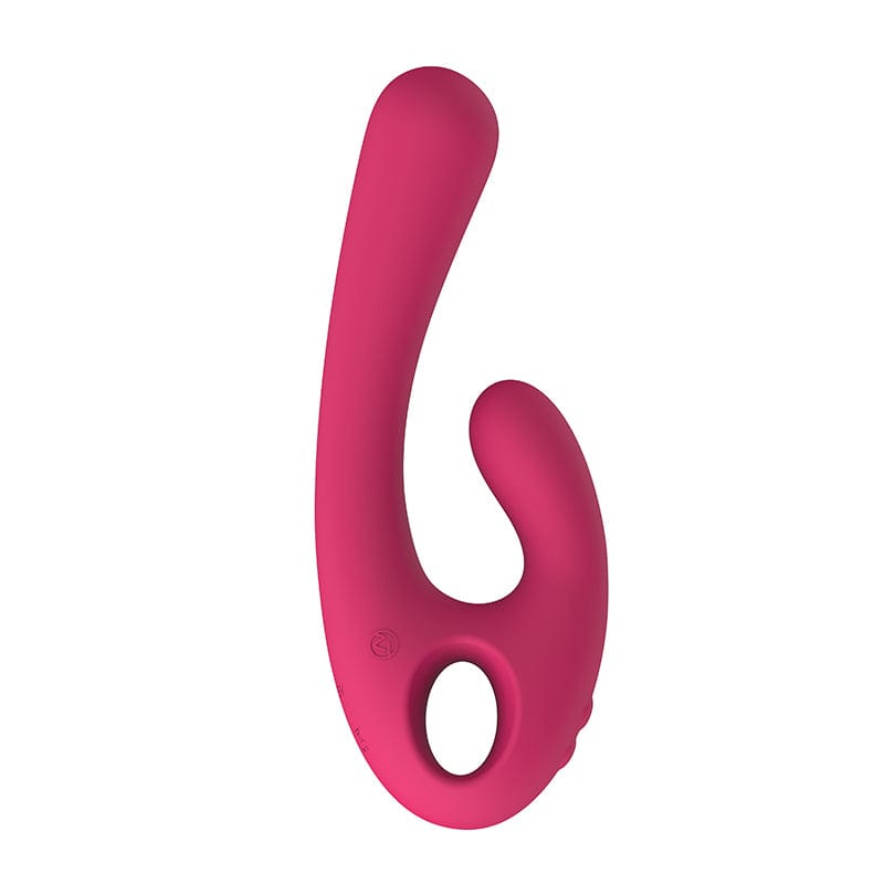 Nomi Tang - Flex Bi Bendable Dual Stimulator Rabbit Vibrator (Hot Pink) - Rabbit Dildo (Vibration) Rechargeable Durio.sg