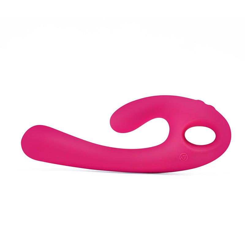 Nomi Tang - Flex Bi Bendable Dual Stimulator Rabbit Vibrator (Hot Pink) - Rabbit Dildo (Vibration) Rechargeable Durio.sg