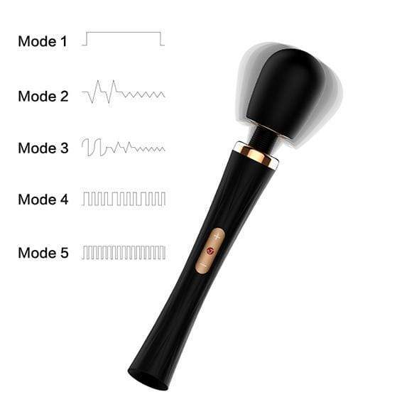 Nomi Tang - Rechargeable Power Wand Massager (Black) - Wand Massagers (Vibration) Rechargeable Durio.sg