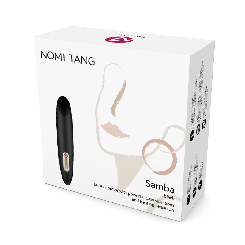 Nomi Tang - Samba Heating Bullet Vibrator (Black) - Bullet (Vibration) Rechargeable Durio.sg