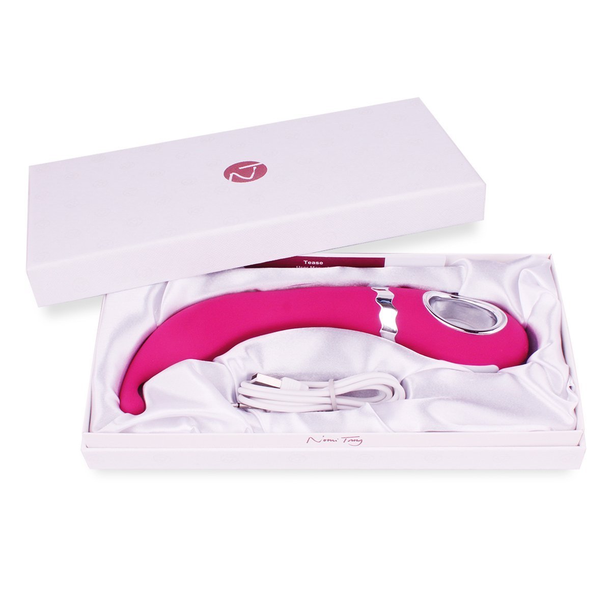 Nomi Tang - Tease Rechargeable G-Spot Vibrator (Pink) - G Spot Dildo (Vibration) Rechargeable Durio.sg