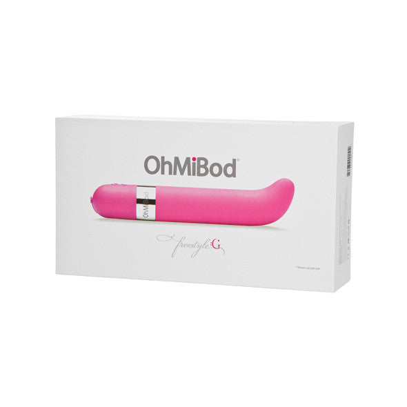 OhMiBod - Freestyle G Music Vibrator (Pink) - G Spot Dildo (Vibration) Rechargeable Durio.sg
