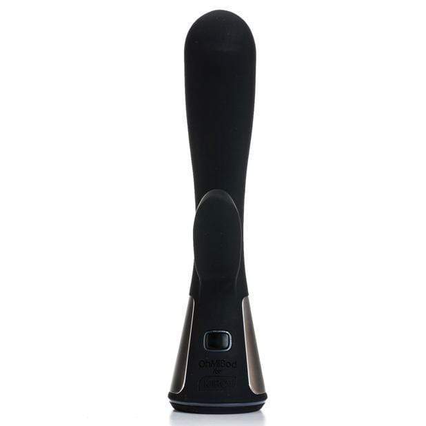 OhMiBod - Kiiroo Fuse Interactive Bluetooth Dual-Stim Rabbit Vibrator (Black) - Rabbit Dildo (Vibration) Rechargeable Durio.sg
