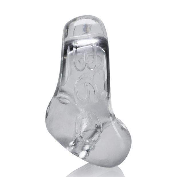 Oxballs - 360 Cock Ring and Ballsling Cock Sleeve (Clear) - Cock Sleeves (Non Vibration) Durio.sg