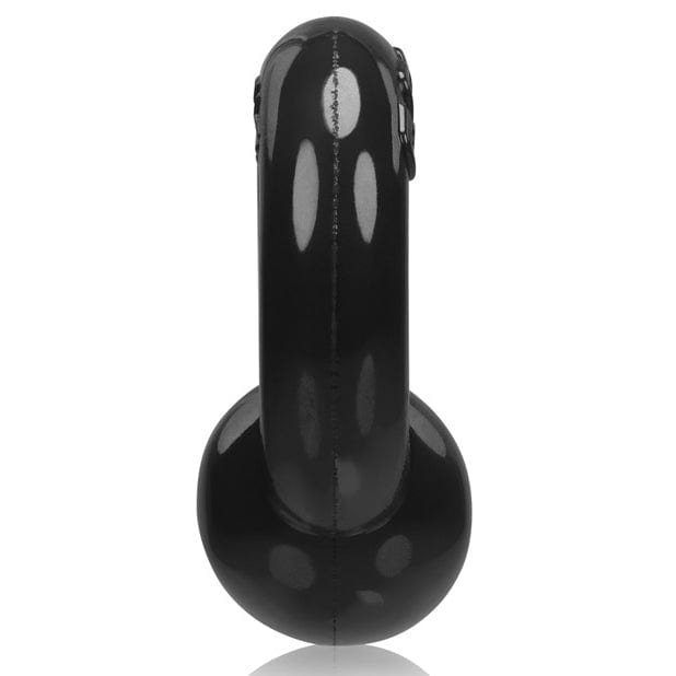 Oxballs - Gauge Super Flex Cock Ring (Black) - Rubber Cock Cage (Non Vibration) Durio.sg