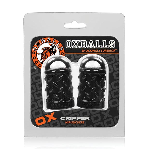 Oxballs - Gripper Nipple Suckers (Black) - Nipple Pumps (Non Vibration) Durio.sg