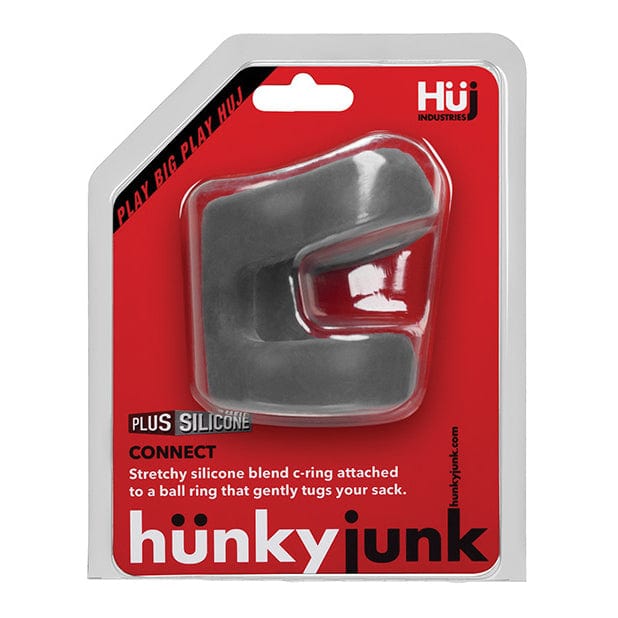Oxballs - Huj Hunky Junk Connect Cock Ring with Balltugger (Stone) - Silicone Cock Ring (Non Vibration) Durio.sg