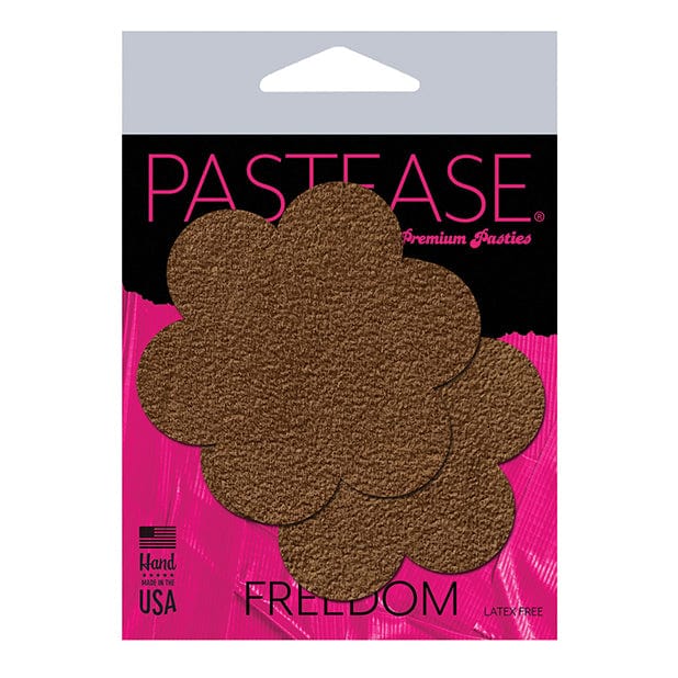 Pastease - Basic Daisy Pasties Nipple Covers O/S (Brown) - Nipple Covers Durio.sg