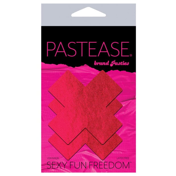 Pastease - Premium Love Liquid Plus X Pasties Nipple Covers O/S (Red) - Nipple Covers Durio.sg