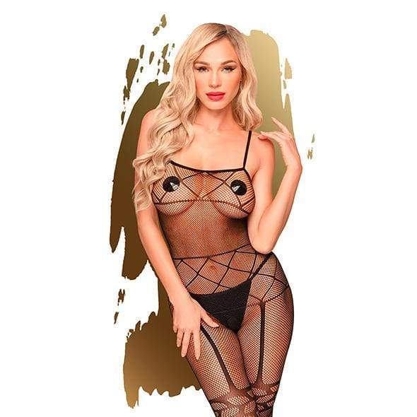 Penthouse - Firecracker Crotchless Bodystocking Costume XL (Black) - Bodystockings Durio.sg