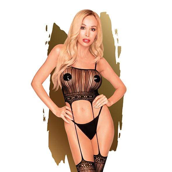 Penthouse - Sex Dealer Bodystocking Costume S-L (Black) - Bodystockings Durio.sg