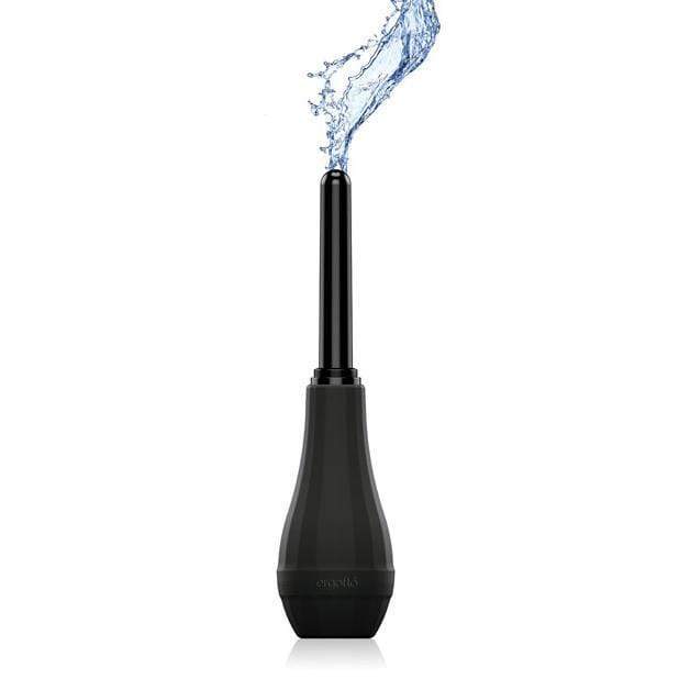 Perfect Fit - Ergoflo Extra Anal Douche (Black) - Anal Douche (Non Vibration) Durio.sg