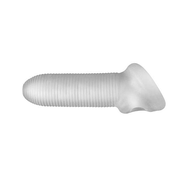Perfect Fit - Fat Boy Micro Rib Sheath Cock Sleeve 5.5"(Clear) - Cock Sleeves (Non Vibration) Durio.sg