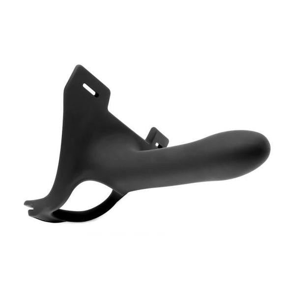 Perfect Fit - Zoro Strap On With Elastice Waistband Black 5.5 Inch (Black) - Strap On with Non hollow Dildo for Female (Non Vibration) Durio.sg