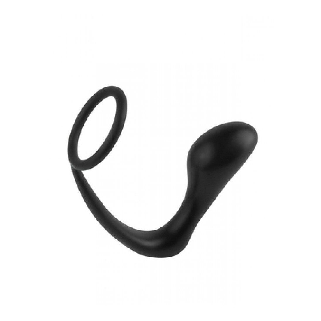 Pipedream - Anal Fantasy Ass-gasm Cockring Plug (Black) - Silicone Cock Ring (Non Vibration) Durio.sg