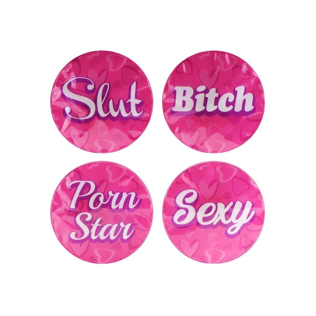 Pipedream - Bachelorette Party Favors Flashing Light Party Stickers (Pink) - Bachelorette Party Novelties Durio.sg