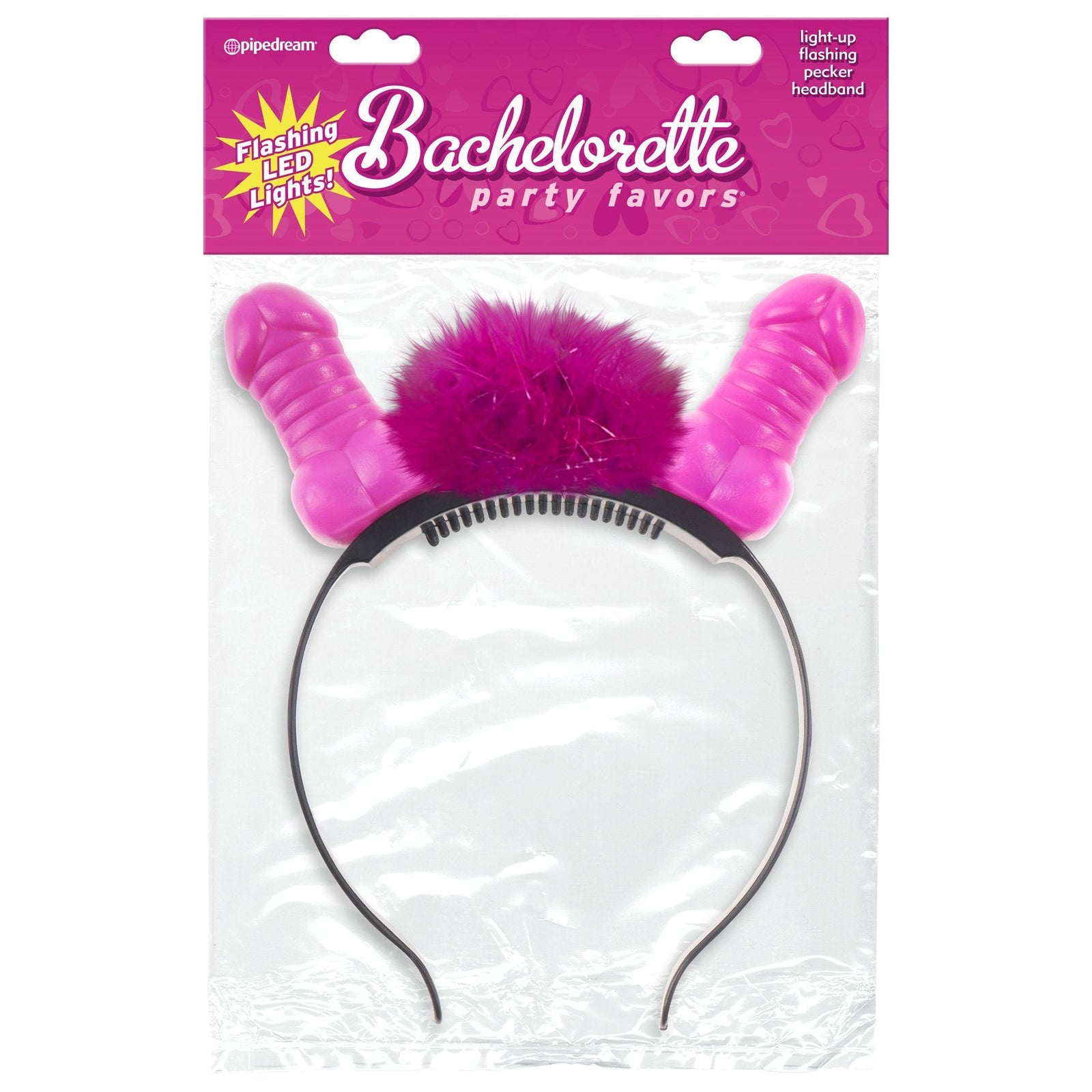 Pipedream - Bachelorette Party Favors Pecker Flashing Headband (Pink) - Bachelorette Party Novelties Durio.sg