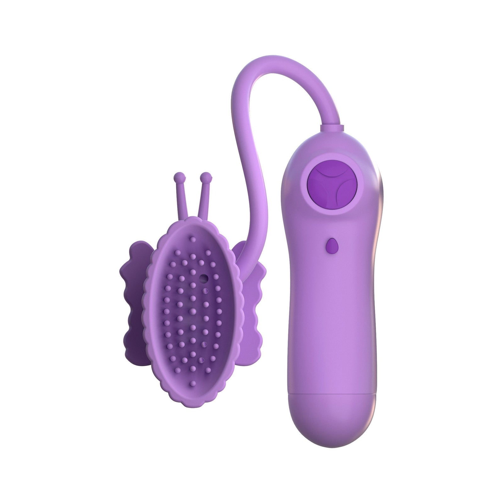 Pipedream - Fantasy For Her Butterfly Flutt-Her Clit Massager (Purple) - Clit Massager (Vibration) Non Rechargeable Durio.sg