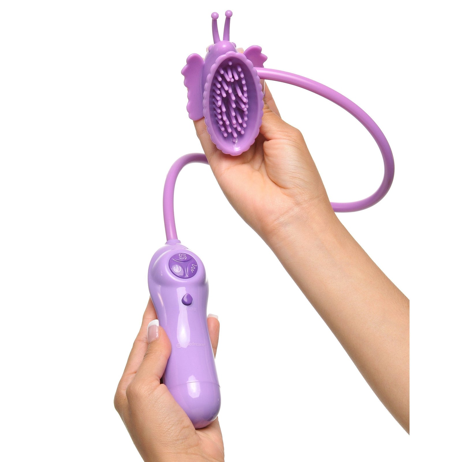 Pipedream - Fantasy For Her Butterfly Flutt-Her Clit Massager (Purple) - Clit Massager (Vibration) Non Rechargeable Durio.sg