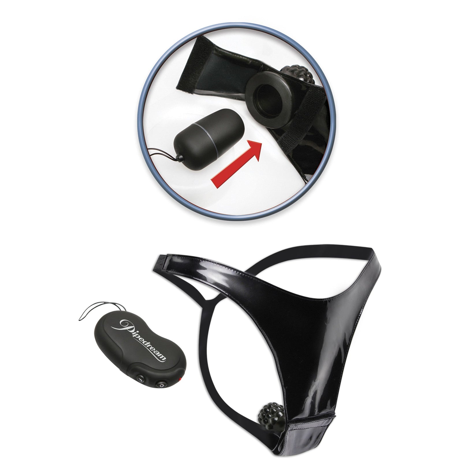 Pipedream - Fetish Fantasy Series 10-Function Remote Control Fantasy Panty - Lingerie (Vibration) Non Rechargeable Durio.sg