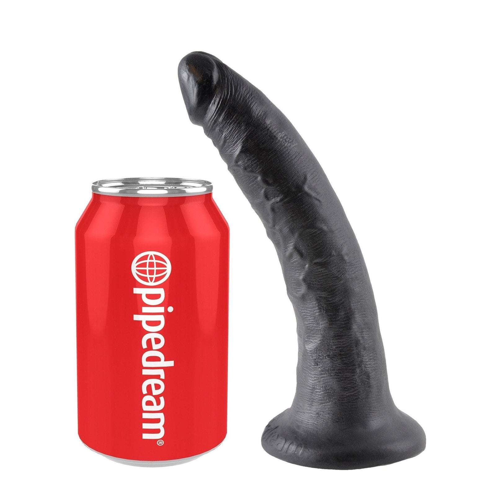 Pipedream - King Cock 7" Cock (Black) - Realistic Dildo with suction cup (Non Vibration) Durio.sg