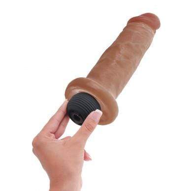 Pipedream - King Cock Squirting Cock 6" (Brown) - Realistic Dildo w/o suction cup (Non Vibration) Durio.sg