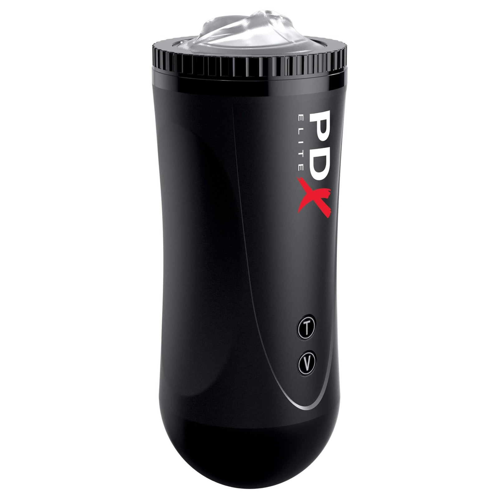 Pipedream - PDX Elite Moto Stroker Mouth Masturbator (Black) - Masturbator Mouth (Vibration) Rechargeable Durio.sg
